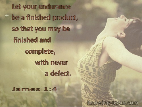 Endurance results of-James 1-4